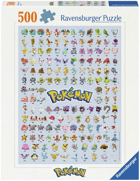 Ravensburger Puzzle Pokémon, 500 Teile.