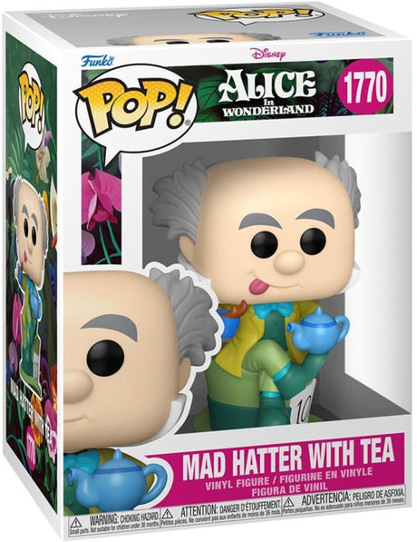 Alice in wonderland mad hatter with tea vinylfiguur 1770 unisex funko pop! - neutraal - standard