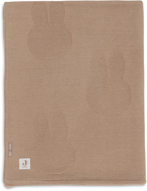 Jollein Babydecke für Kinderbett – 75 x 100 cm – Miffy – Kekssamt