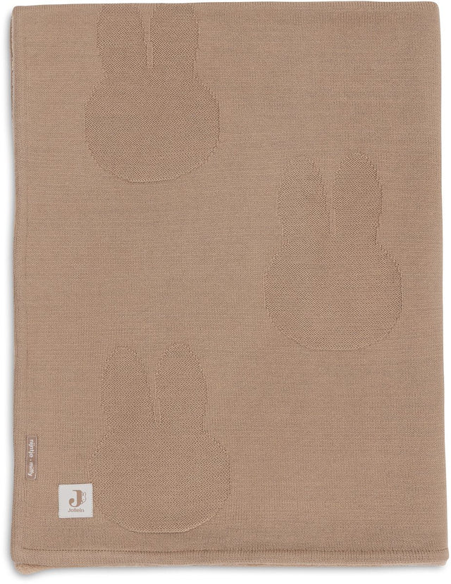 Jollein Babydecke für Kinderbett – 75 x 100 cm – Miffy – Kekssamt