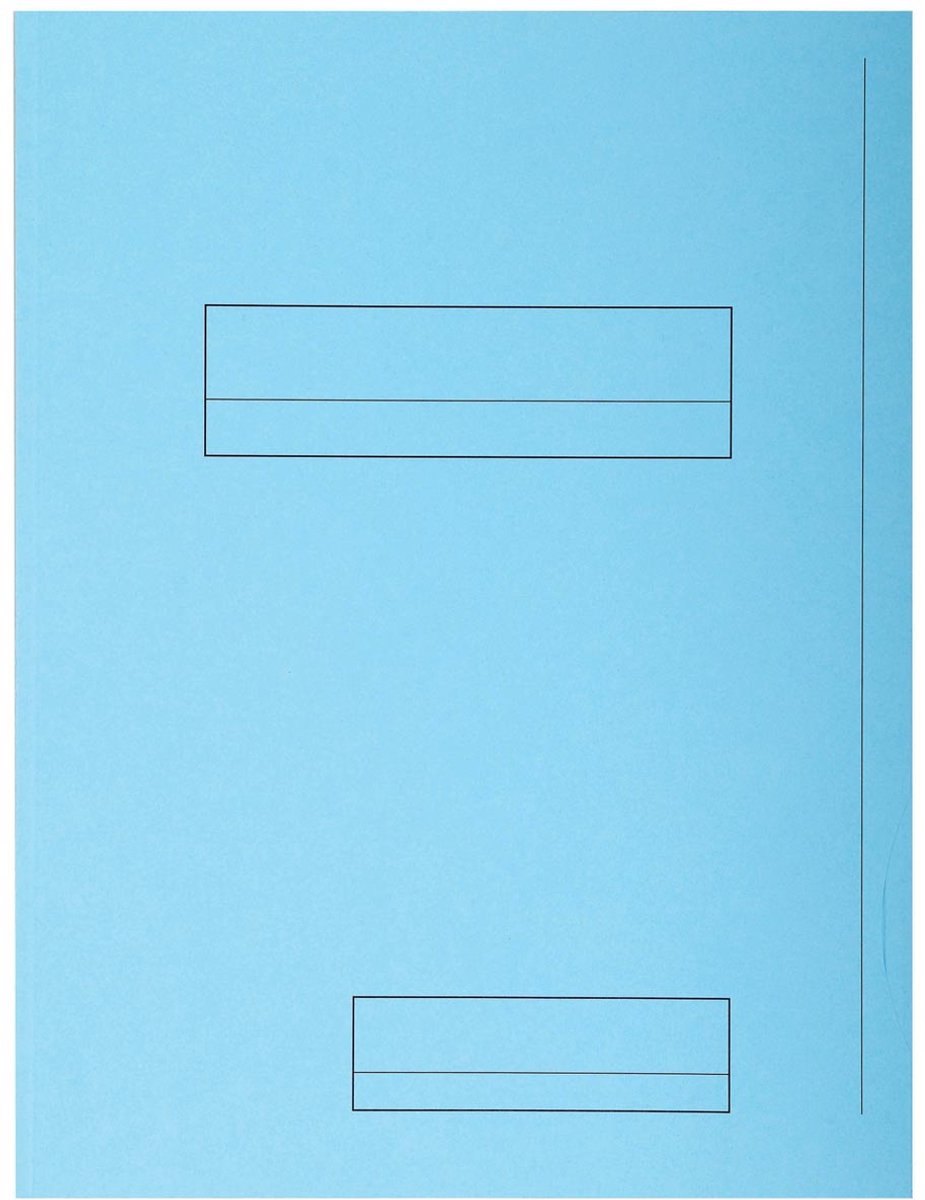 Exacompta super 210 – Packung mit 50 Ordnern mit 2 Klappen – 24 x 32 cm – hellblau – 335006e