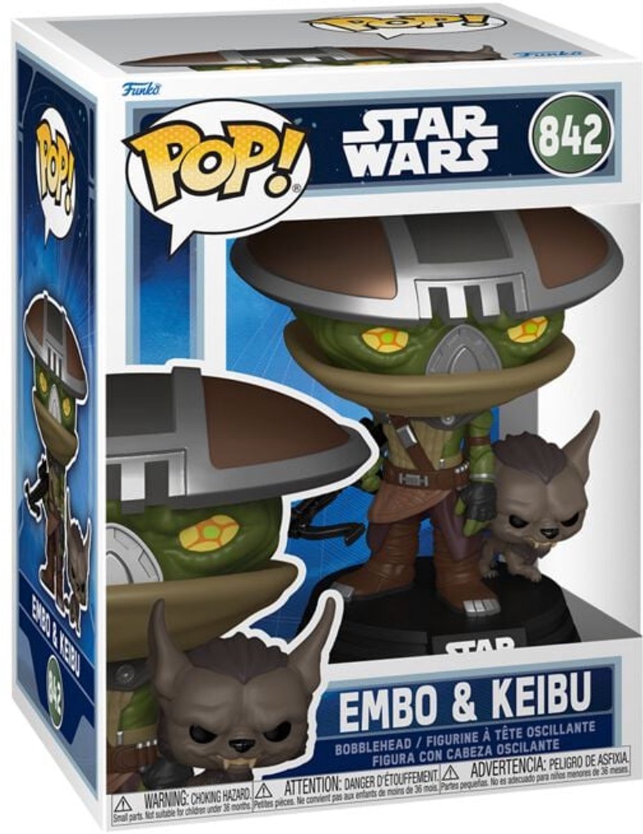 Funko Star Wars The Mandalorian - Embo Keibu Vinylfigur 842 Unisex Pop! - neutral - Standard