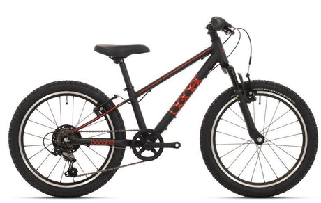 Bikefun Kinderfahrrad Beast 26 Zoll mit Shimano 6 Gängen und V-Brakes - Schwarz Rot