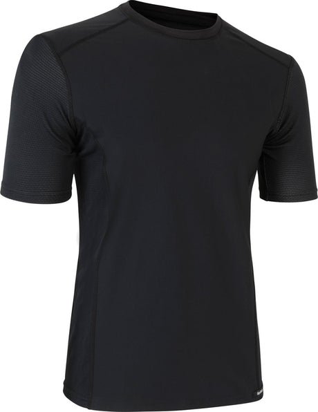 Gripgrab – windabweisendes Thermo-Kurzarm-Fahrrad-Unterhemd, windabweisendes Frühlings-Herbst-Thermoshirt – Schwarz – Herren – Größe S