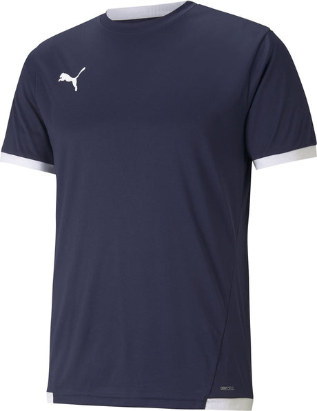 Puma Teamliga Trikot Herren Sportshirt – Peacoat – Weiß