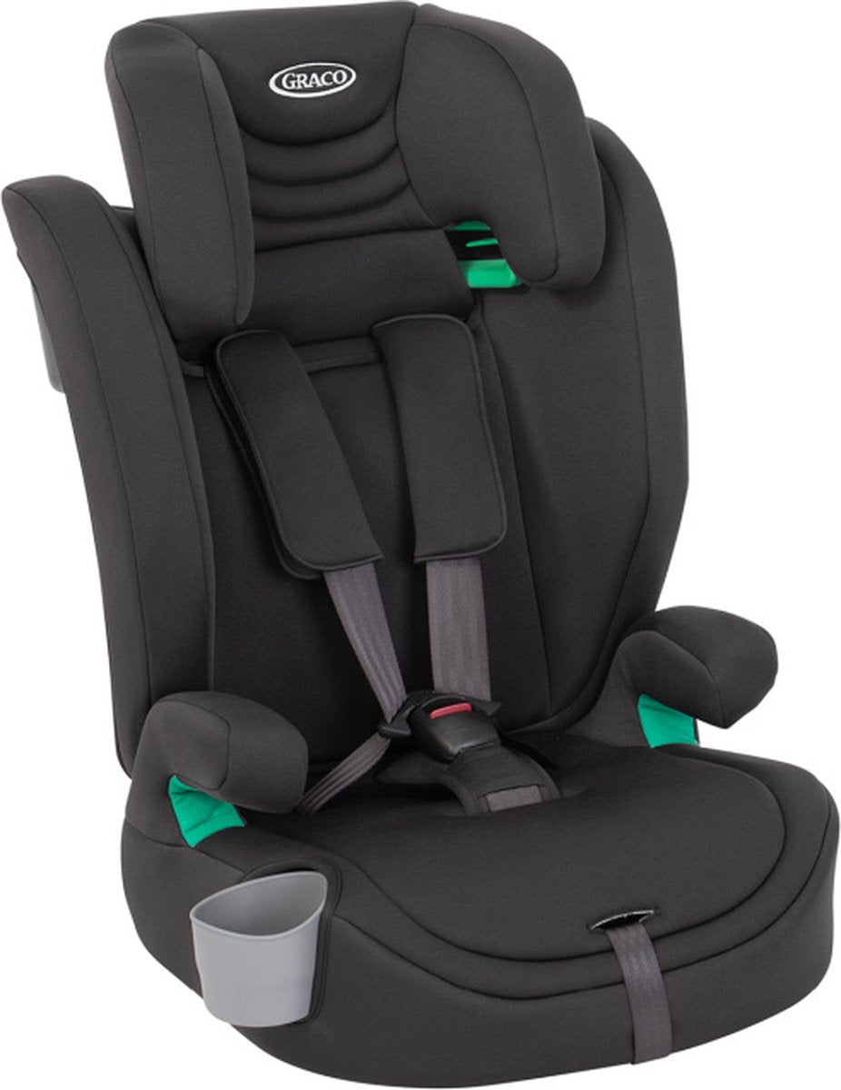 Graco eldura - autostoel - 2 in 1 - midnight - 76 tot 150 cm (ca. 15 maanden tot 12 jaar) - r129