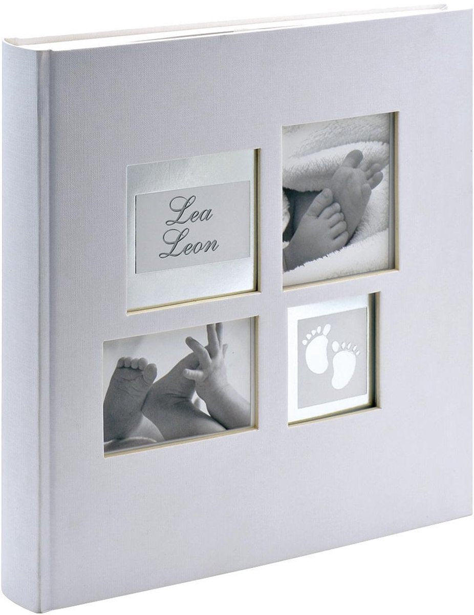 Walther uk-172 Little Foot - Babyalbum - Größe 29 x 30,5 cm - Weiß