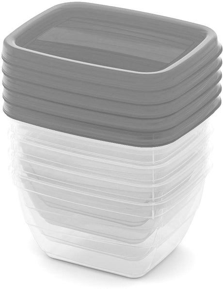 Curver vedo vershoudbakjes set 5x0,25l - 12x8,5x4cm - transparant