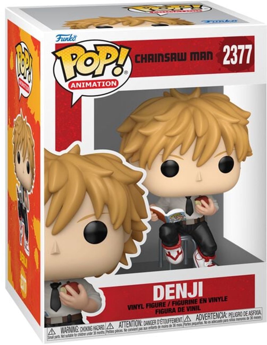 Funko chainsaw man denji vinylfiguur 2377 unisex pop! - neutraal - standard