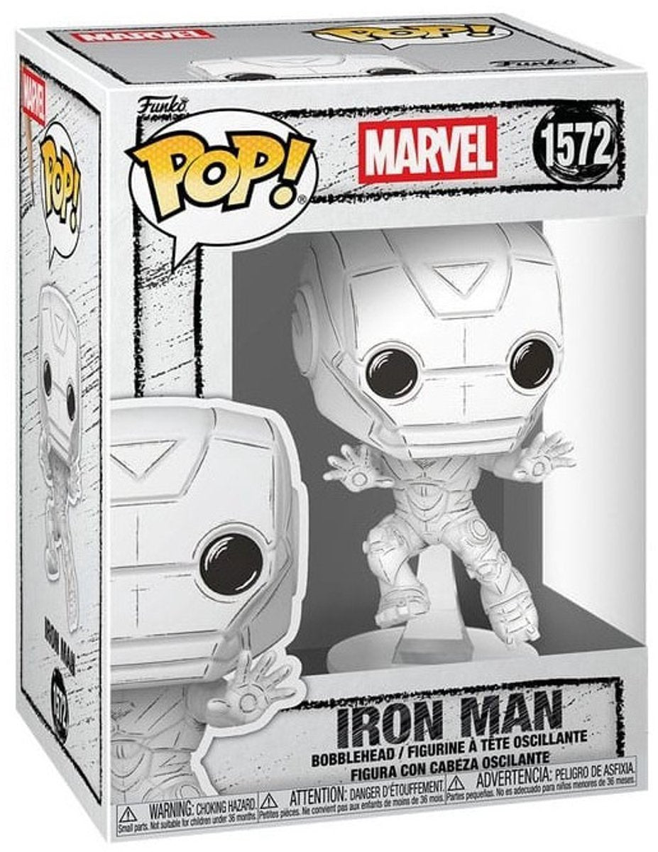 Funko-Pop! Marvel: Sketched – Iron Man #1572