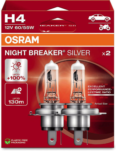 Sram o Night Breaker – H4-Scheinwerfer – 100 % helle Beleuchtung – 130 m Reichweite