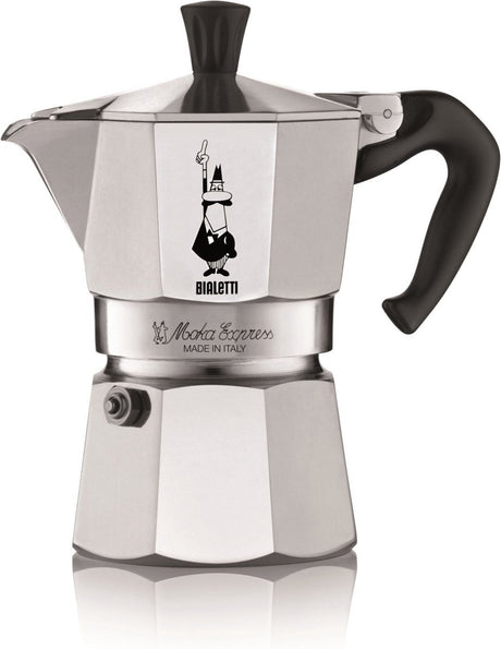 Bialetti Moka Express – Perkolator – 3 Tassen – Aluminium