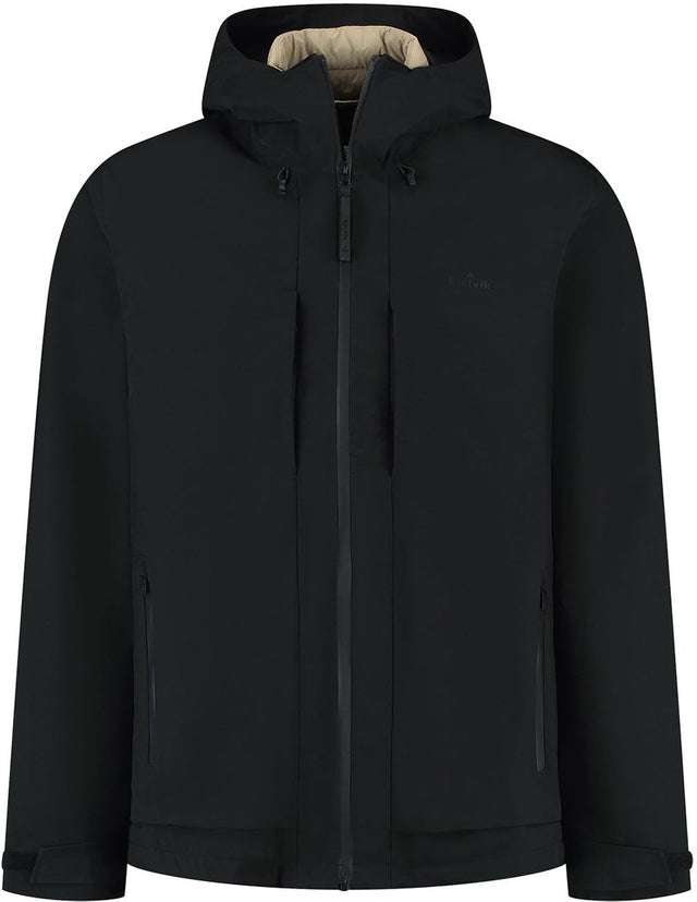 Kjelvik melo heren outdoorjas - zwart xl