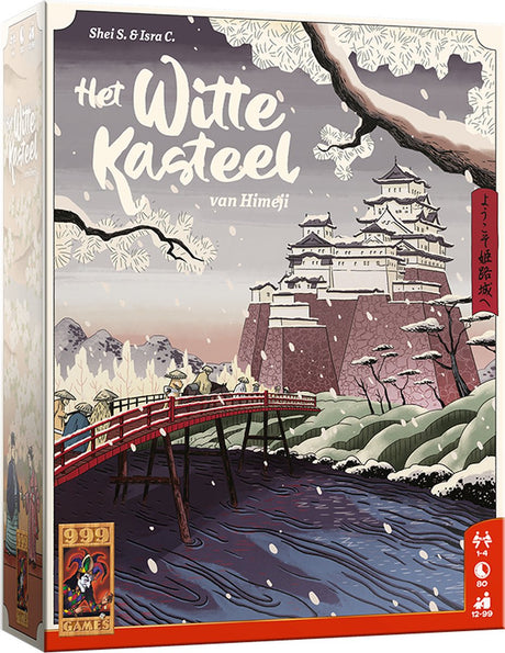 999Games 999 Games Das weiße Schloss von Himeji Brettspiel (niederländisch, 1 – 4 Spieler, 80 Minuten, ab 12 Jahren)