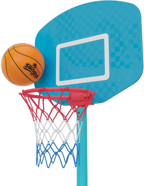 Swingball erster Basketballstapel mit allen oberflächen Basisblau rot