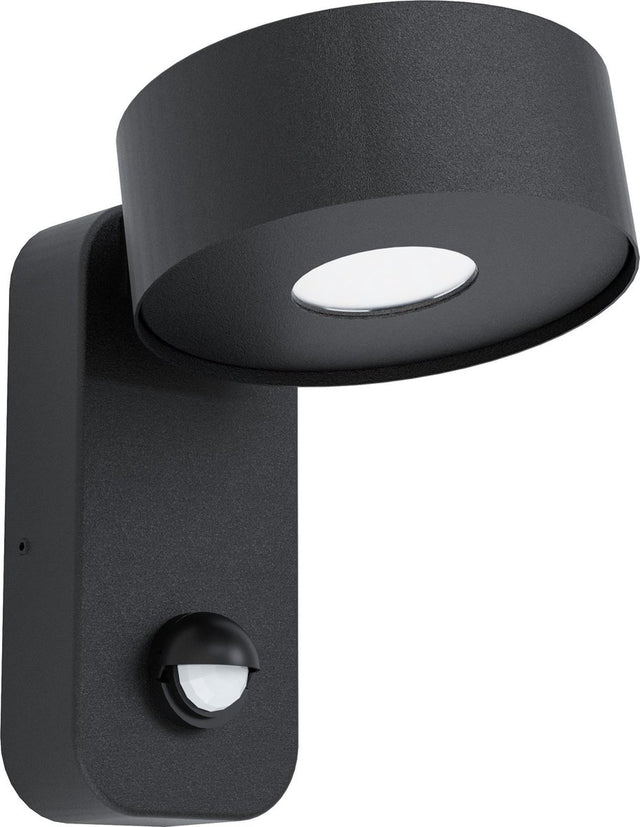 Eglo palosco wandlamp voor buiten - met bewegingssensor - ip44 - zwart