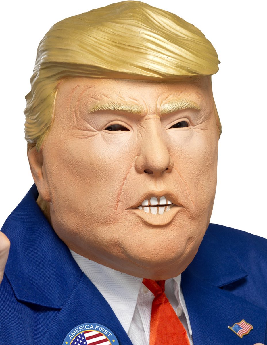 Smiffys carnaval verkleed donald trump masker - latex - volwassenen