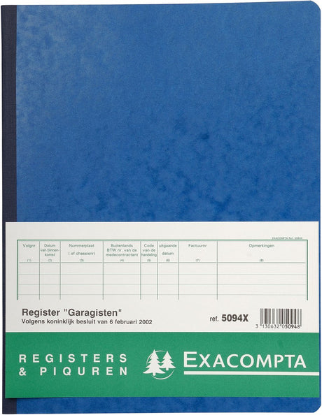 Exacompta Piqure 32x25 Garagen 80 Bl - sortiert - 5094x