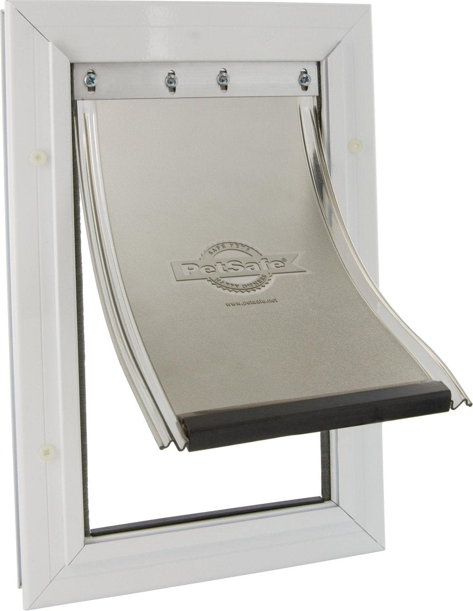 Hundetür Staywell 620 – Aluminium – Weiß