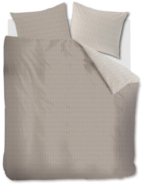 Riviera maison twisted dekbedovertrek - eenpersoons - 140x200 220 - zand