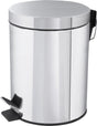 Differnz pedaalemmer chroom â€“ prullenbak badkamer â€“ afvalbakje â€“ 5 liter