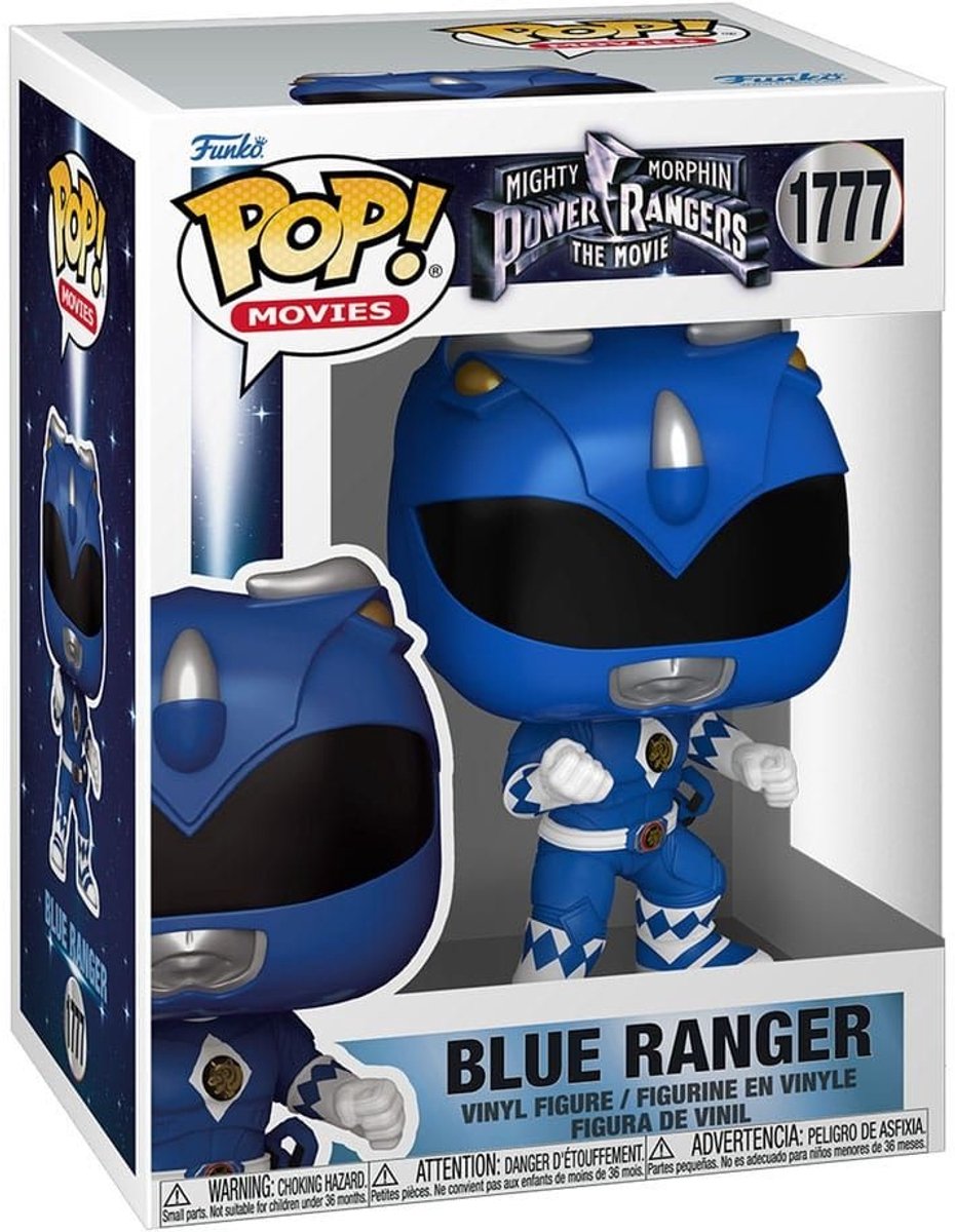 Funko-Popfilme: Mighty Morphin Power Rangers – Blue Ranger – Pop #1777