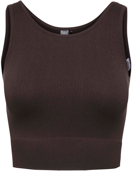 Only play onpjaia life un sl seam short top noos dames top - chocolate torte s