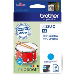 Tintenpatrone Brother LC22UC Cyan