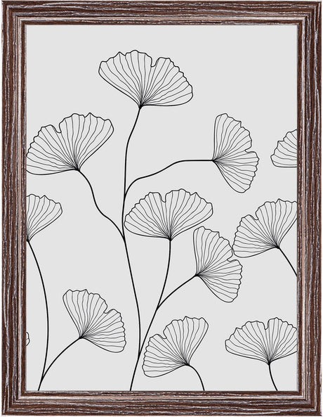 Walther ilo - houten lijst - fotoformaat 15x20 cm - kunstglas - donkerbruin