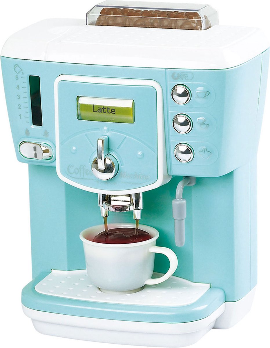 Playgo Bohnenkaffeemaschine Blau Deluxe