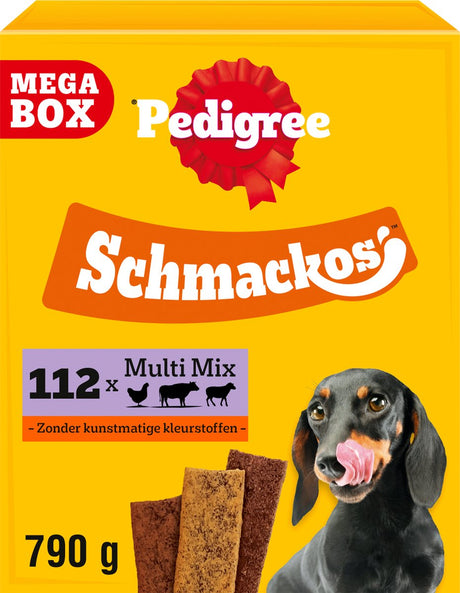 Rassehundesnacks - Schmackos Megabox - 110 Stück 790 g