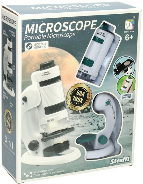 Mikroskop-Set grün