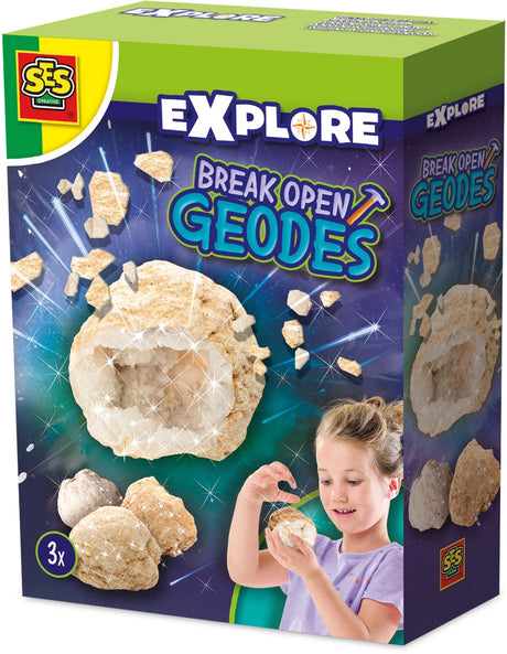 Ses kreative Ses erforschen das Aufbrechen von Geoden