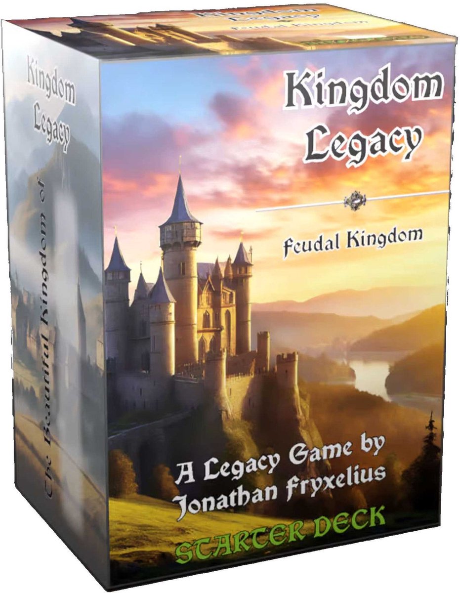 Asmodee kaartspel kingdom legacy feudal kingdom strategisch avontuur.