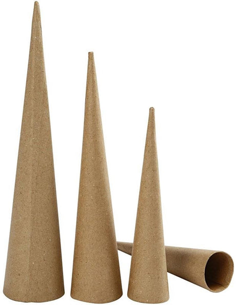 Https: www.cchobby.nl high-cones-h-20-25-30-cm-d-4-5-6-cm-3-piece-1-box