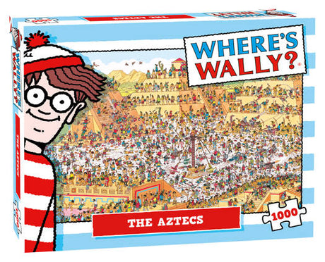 Plenty Gifts Puzzle „Wo ist Wally, die Pyramide der Azteken“, 1000 Teile