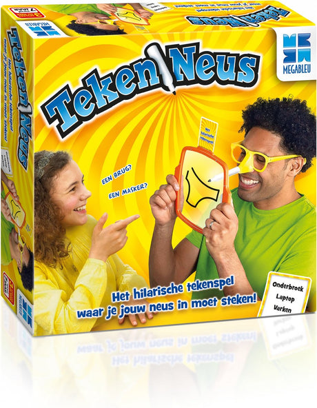 Megableu Nase zeichnen – ein Kinderspiel