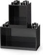 Lego - Wandregal Ziegel 4 und 8 - Polypropylen - Schwarz