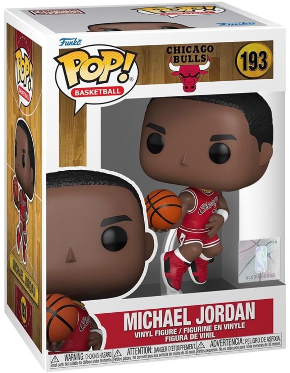 Funko Pop Basketball: Chicago Bulls – Michael Jordan (Rookie-Saison) Pop #193