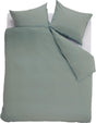 Ambiante cotton uni dekbedovertrek - effen - tweepersoons - 200x200 220 cm - groen