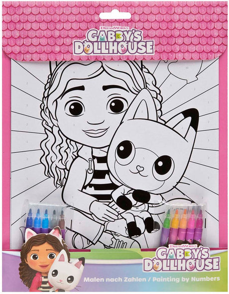Undercover-Malen-nach-Zahlen-Set Gabbys Puppenhaus