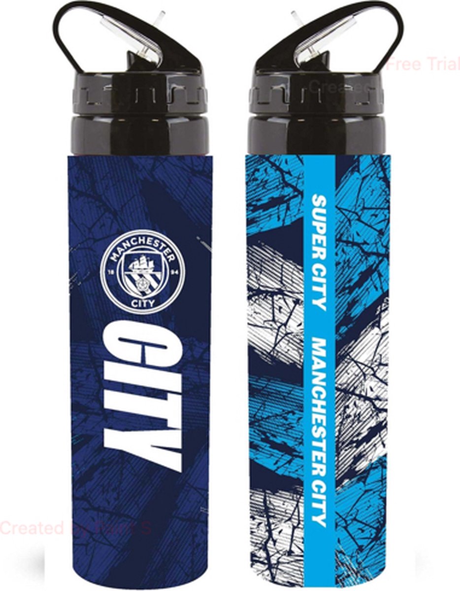 Manchester city - aluminium drinkfles - 750ml