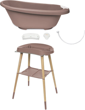 Bébé-jou Basis-Badeset + Digitalthermometer Mokka-Mousse