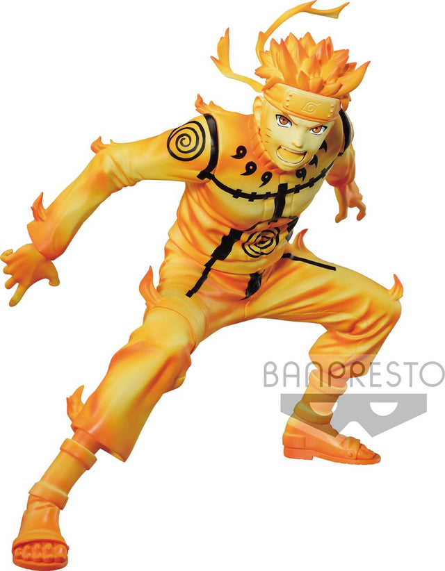 Banpresto Co., Ltd. Naruto Shippuden – Vibration Stars Uzumaki Naruto III Figur – 15 cm