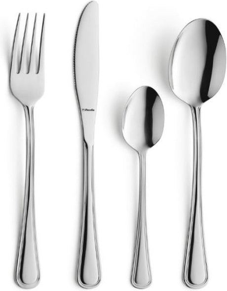 Amefa Bologna 24-teiliges Besteckset – 6 Personen – Silber – 18 0 Chromstahl – Geschenkverpackung