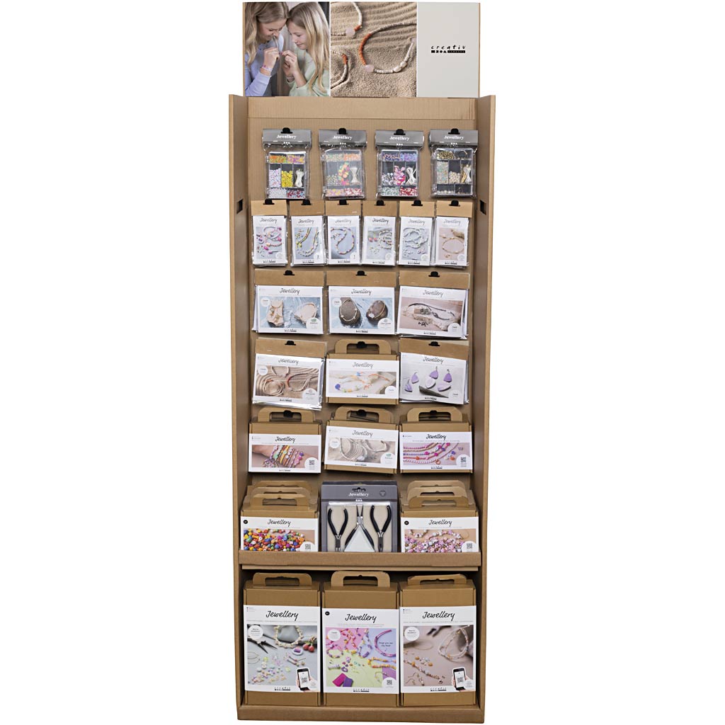 Https: www.cchobby.nl vloerdisplay-ongemonteerd-sieraden-kinderen-h-1584-mm-d-332-mm-b-605-mm-122-eenh-1-stuk