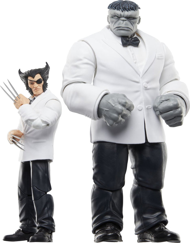 Marvel Hasbro Wolverine 50th Anniversary Legends Actionfigur 2er-Pack's Patch Joe Fixit 15 cm große Actionfigur