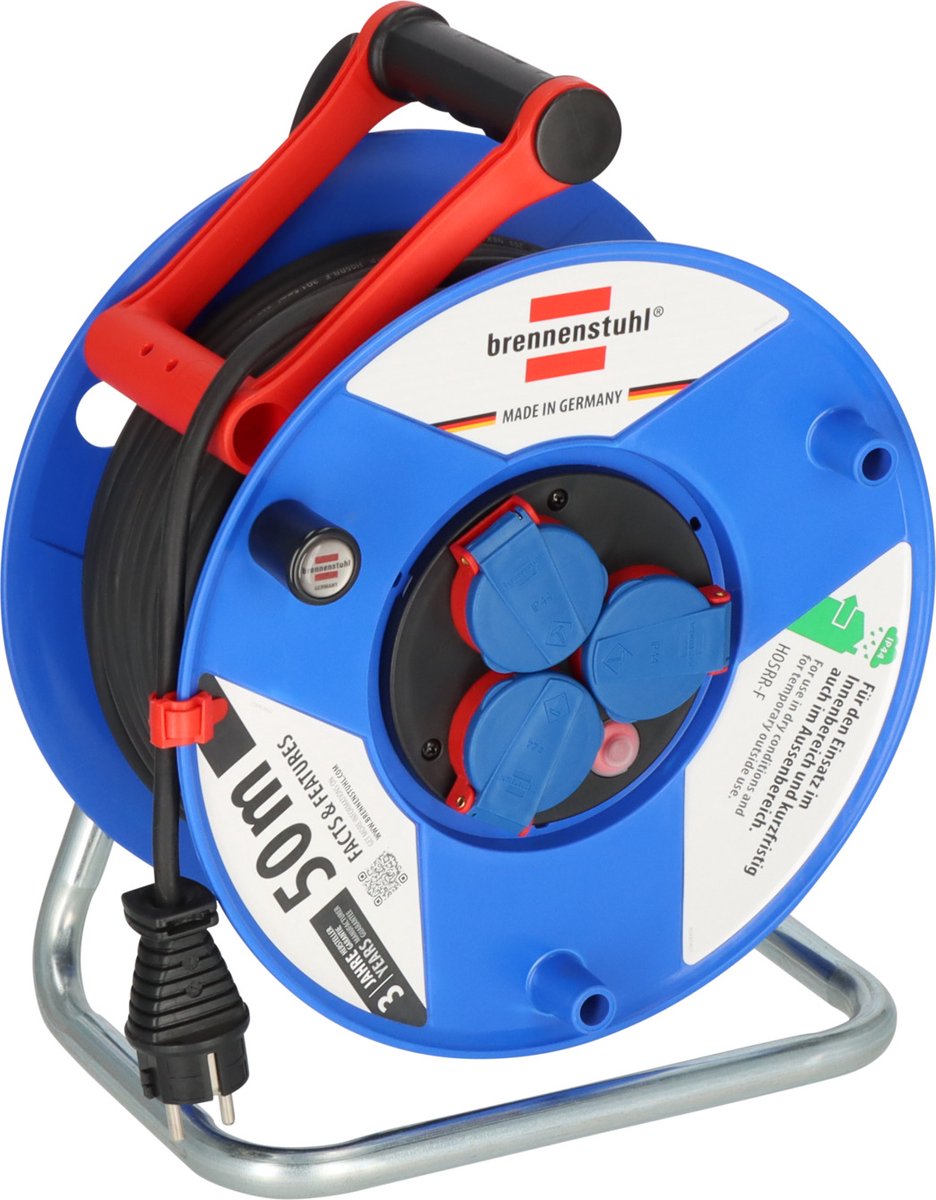 Brennerstuhl Kabeltrommel Garantie rr | 50m | 1208230 - 1208230
