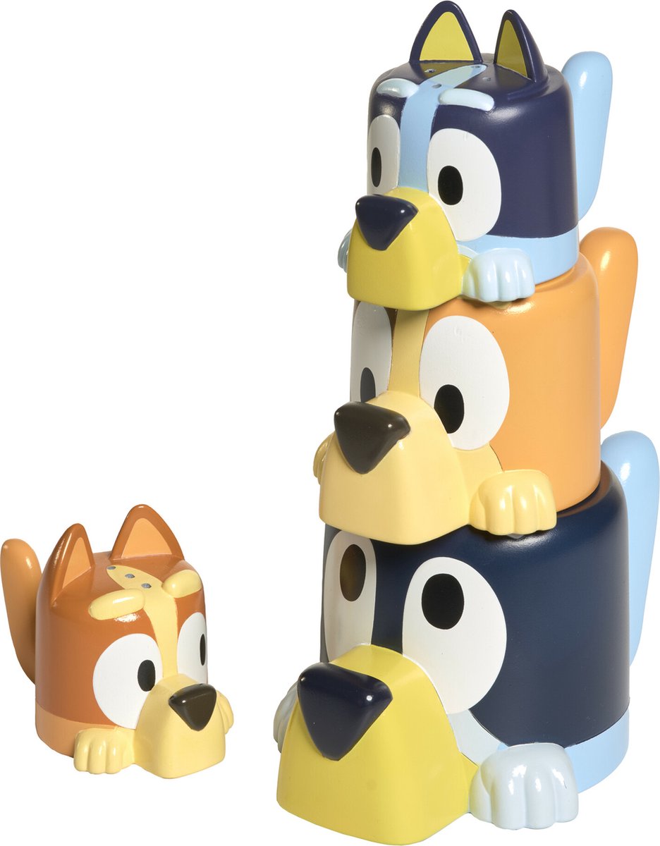 Tomy Bluey Family Badetassen, 4-tlg.