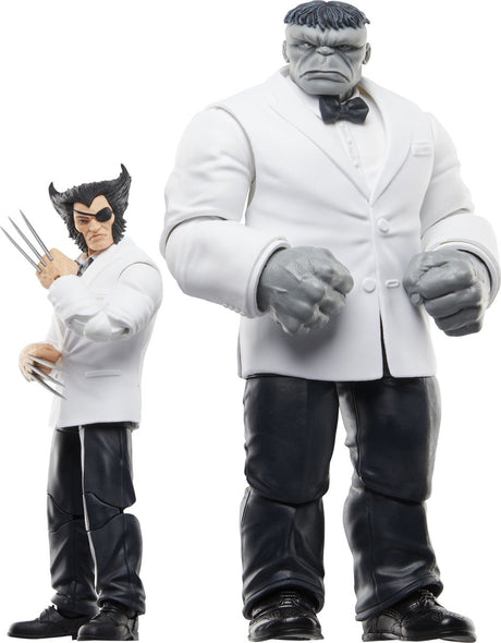 Marvel Hasbro Wolverine 50th Anniversary Legends Actionfigur 2er-Pack's Patch Joe Fixit 15 cm große Actionfigur